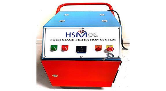Hydraulic oil filteration unit